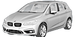 BMW F45 B1609 Fault Code